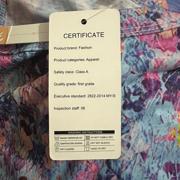 Fashion SIZE 3X NWT Patterned High Neck Back Thin Strap Tank - Picture 9 of 9